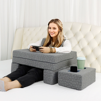 Extra Large Reading & Gaming Pillow with Coaster,Adjustable Laptop Desk Pillow for Reading,Gaming,Working,Writing,Lap Desk,Ar...