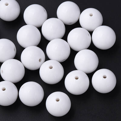 Opaque Acrylic Beads