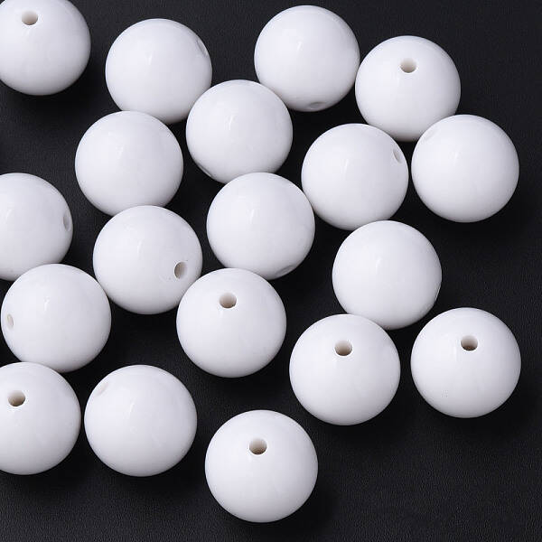 Opaque Acrylic Beads