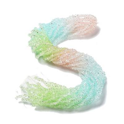 Transparent Glass Bead Strands