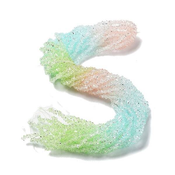 Transparent Glass Bead Strands