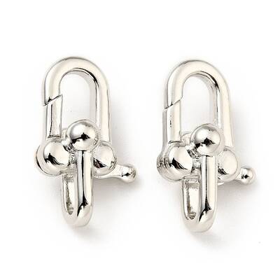 Rack Plating Brass Lobster Claw Clasps