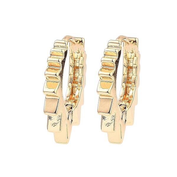 Brass Hoop Earrings