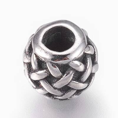 316 Surgical Stainless Steel European Beads