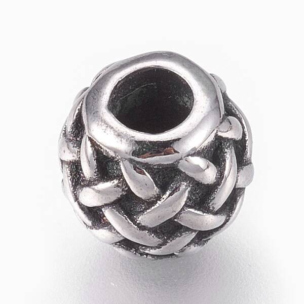 316 Surgical Stainless Steel European Beads