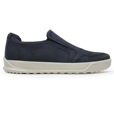 Ecco Byway 501614 Nubuck Leather Men's Comfort Shoes - Night Sky Night Sky - Size:US 7-7.5 Men