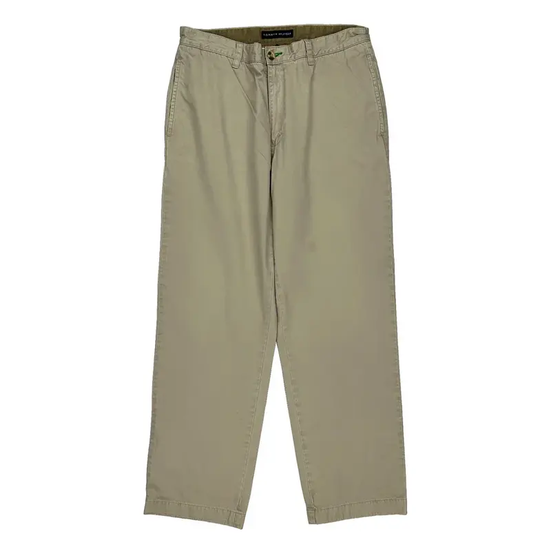Tommy Hilfiger Chinos - 34W 30L Beige Cotton