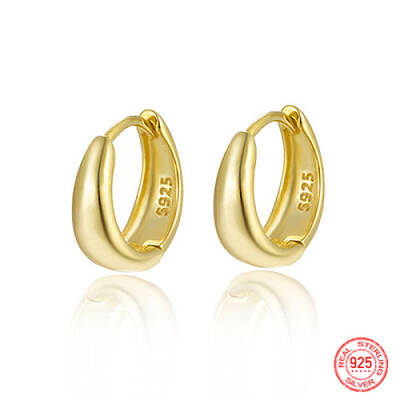 925 Sterling Silver Hoop Earrings