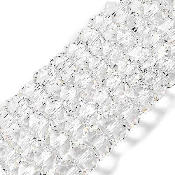 Transparent Glass Beads Strands