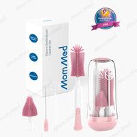 MomMed Electric Bottle Cleaning Brush, Baby Bottle Brush Cleaner Water Bottle Cleaning Kit, Nipple Brush Pacifier Cleaner Str...
