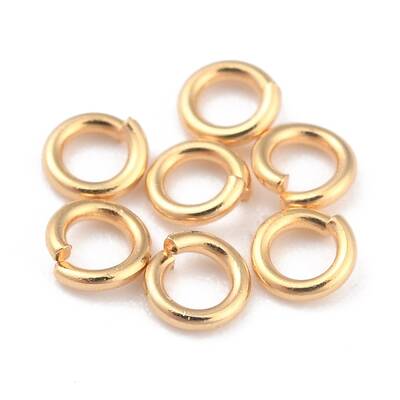Rack Plating Brass Jump Rings