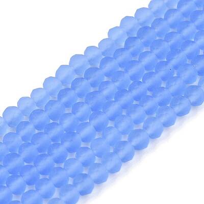 Transparent Glass Beads Strands