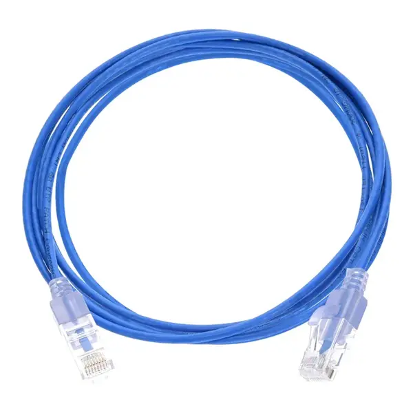 29478 Monoprice Cat6A Ethernet Patch Cable SlimRun Snagless RJ45 550MHz UTP Pure Bare Copper 10G 30AWG 10-Pack 5ft Multicolor