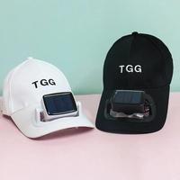Solar Powered Fan Hat, USB Rechargeable Fan Cap, Outdoor Sun Protection Cap with Fan, Detachable Fan Hat for Men & Women
