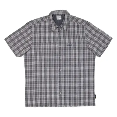 JACK WOLFSKIN Mens Shirt Grey Check L