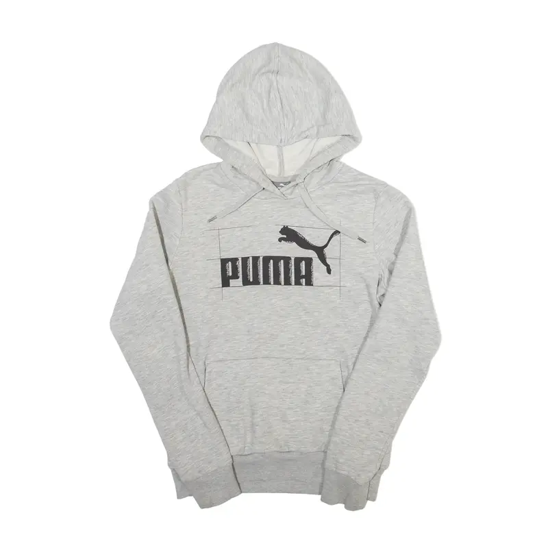 PUMA Hoodie Grey Pullover Womens S