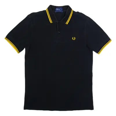 FRED PERRY Mens Polo Shirt Black M