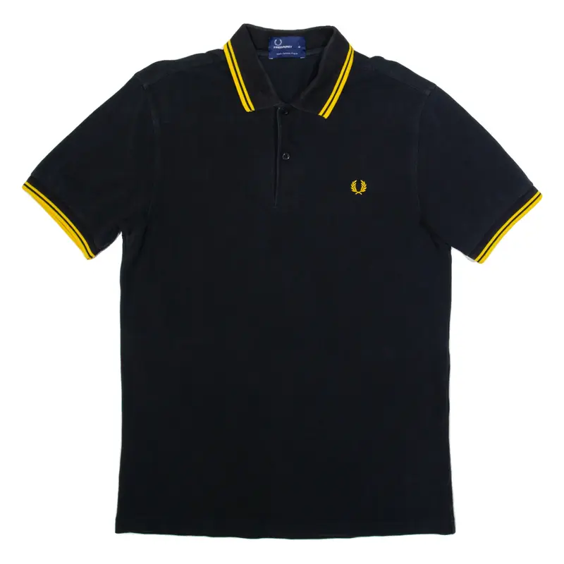 FRED PERRY Mens Polo Shirt Black M