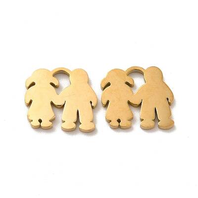 Ion Plating(IP) 304 Stainless Steel Charms