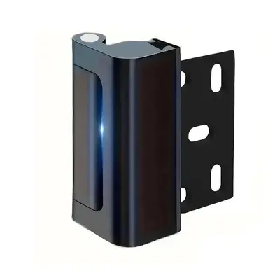 Stainless Steel Door Stop, 1 Count Punch Free Door Lock, Door Security Lock, Home Door Hardware, Door Hardware for Home, Offi...