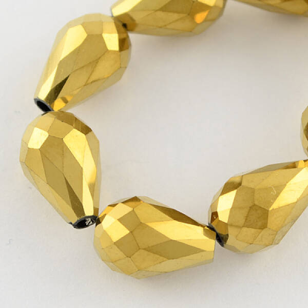 Electroplate Glass Bead Strands