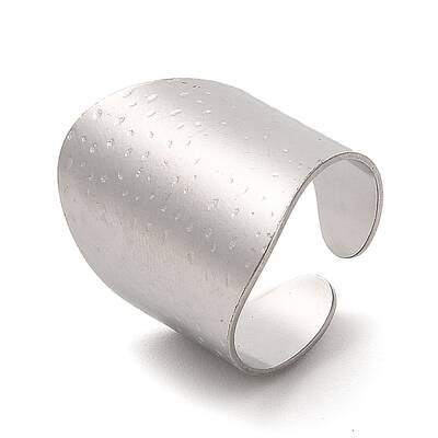 Non-Tarnish 304 Stainless Steel Open Cuff Ring