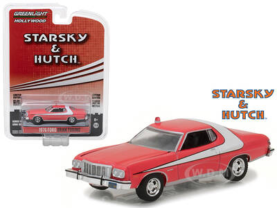1976 Ford Gran Torino Red with White Stripe \