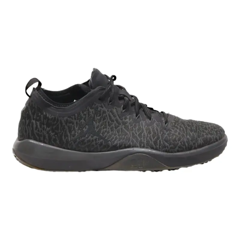 AIR JORDAN Sneaker Trainers Black Canvas Mens UK 9.5