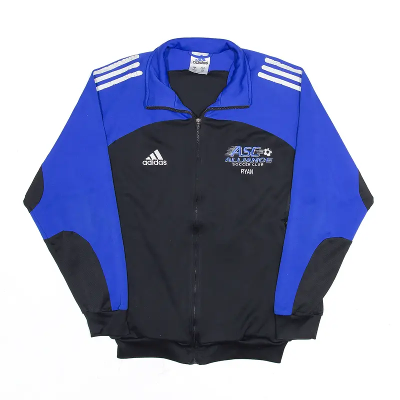 ADIDAS ASC Alliance Soccer Club Blue Track Jacket Mens S