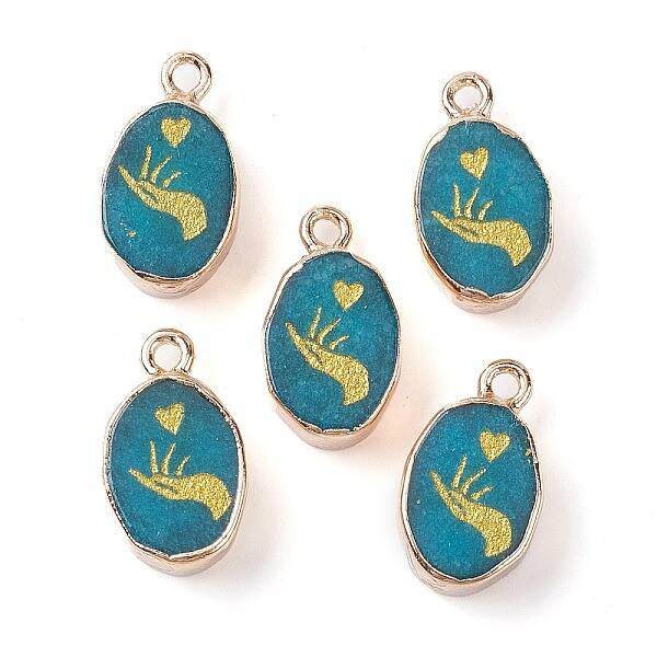 Natural white Jade Pendants