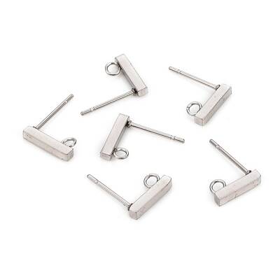 Non-Tarnish 304 Stainless Steel Stud Earring Findings