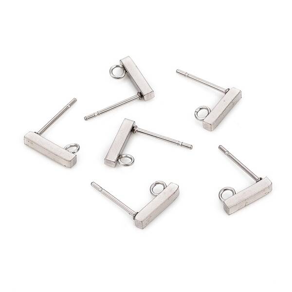 Non-Tarnish 304 Stainless Steel Stud Earring Findings