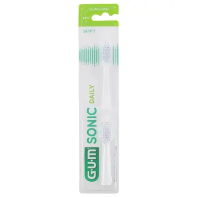 Ricariche giornaliere Gum Sonic White Brush 2U