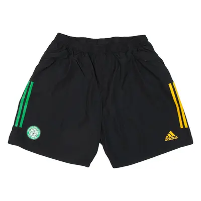 ADIDAS Celtic Football Club Mens Sports Shorts Black Relaxed 2XL W32