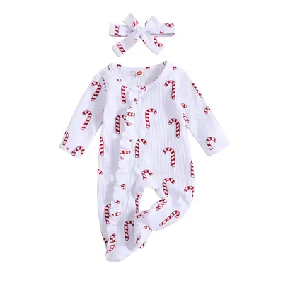 Newborn Baby Girls Outfit Infant Kids One-piece Romper Baby Footies Clothing Babygirl Clothes Products