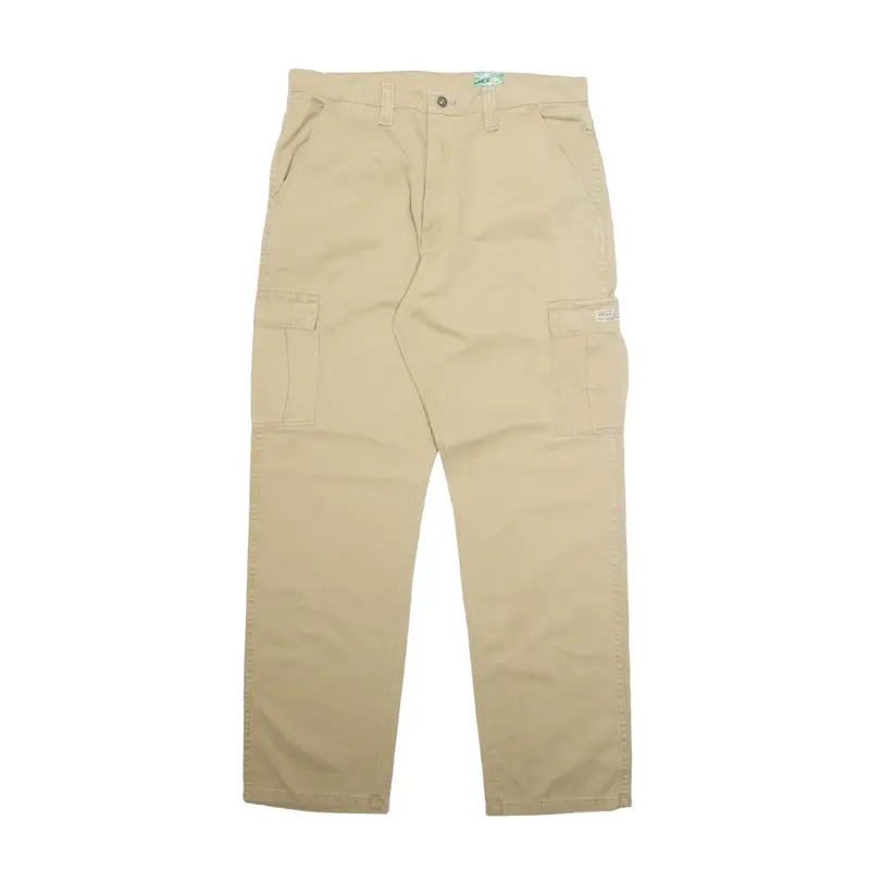 WRANGLER Cargo Mens Trousers Beige Regular Straight W36 L32
