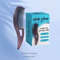 Dandruff Comb Scalp Massage Comb,Detoxing Comb for Dandruff Removal, Multifunctional HairCombEnergy Comb for The Effective Re...