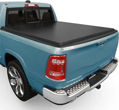Soft Roll Up Truck Bed Tonneau Cover Compatible with Dodge Ram 1500 (Classic ONLY) 2002-2024, Fit for Dodge Ram 2500 3500 200...