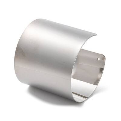 Brass Plain Wide Cuff Bangles