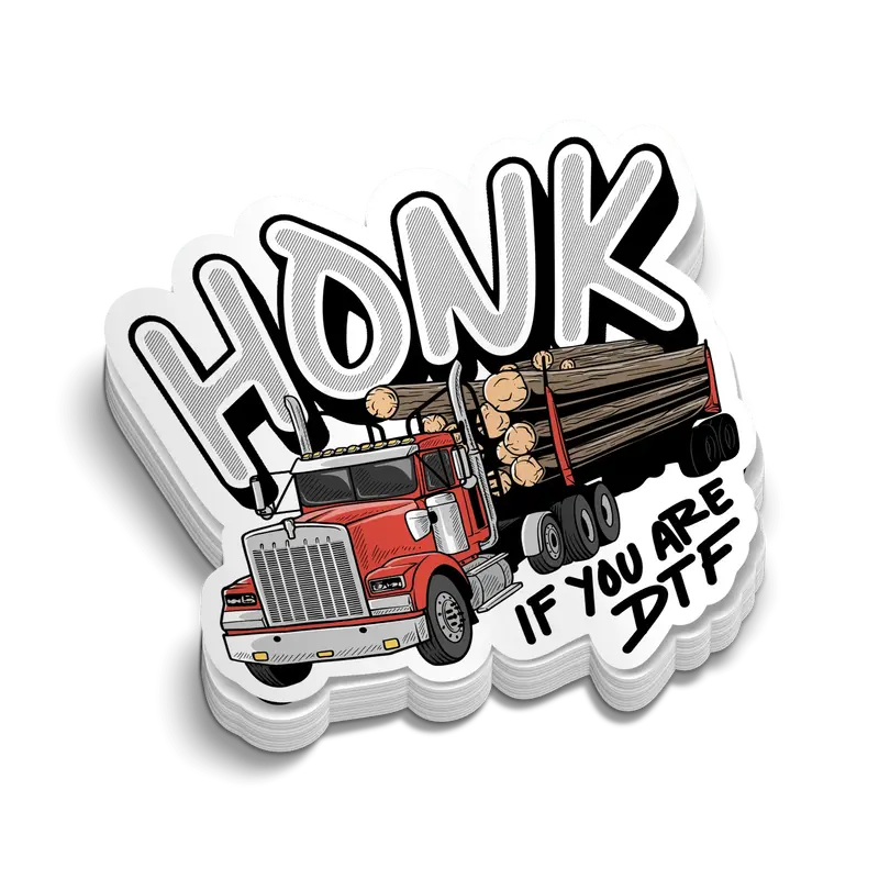 Honk DTF - Hard Hat Decal