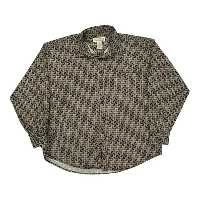 Natural Issue Shirt - XL Brown Cotton
