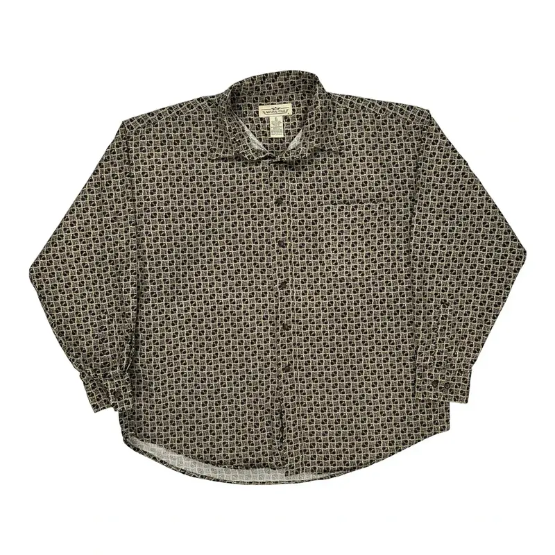 Natural Issue Shirt - XL Brown Cotton