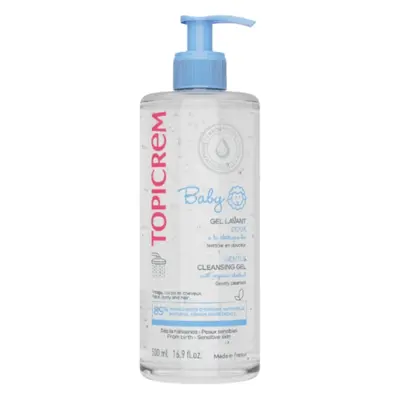 Topicrem Baby Soft Cleansing Gel Face, Body & Hair 500ml