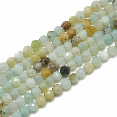 Natural Flower Amazonite Beads Strands