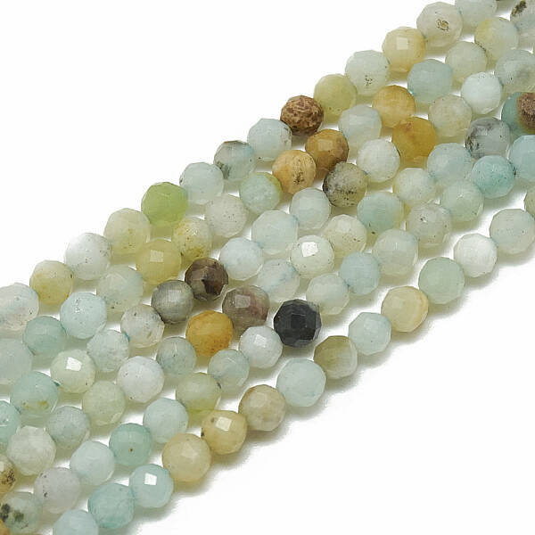 Natural Flower Amazonite Beads Strands