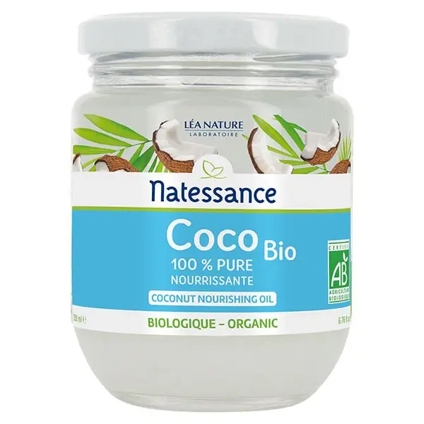 Natessance Coconut Oil 100% Pure Organic 200ml
