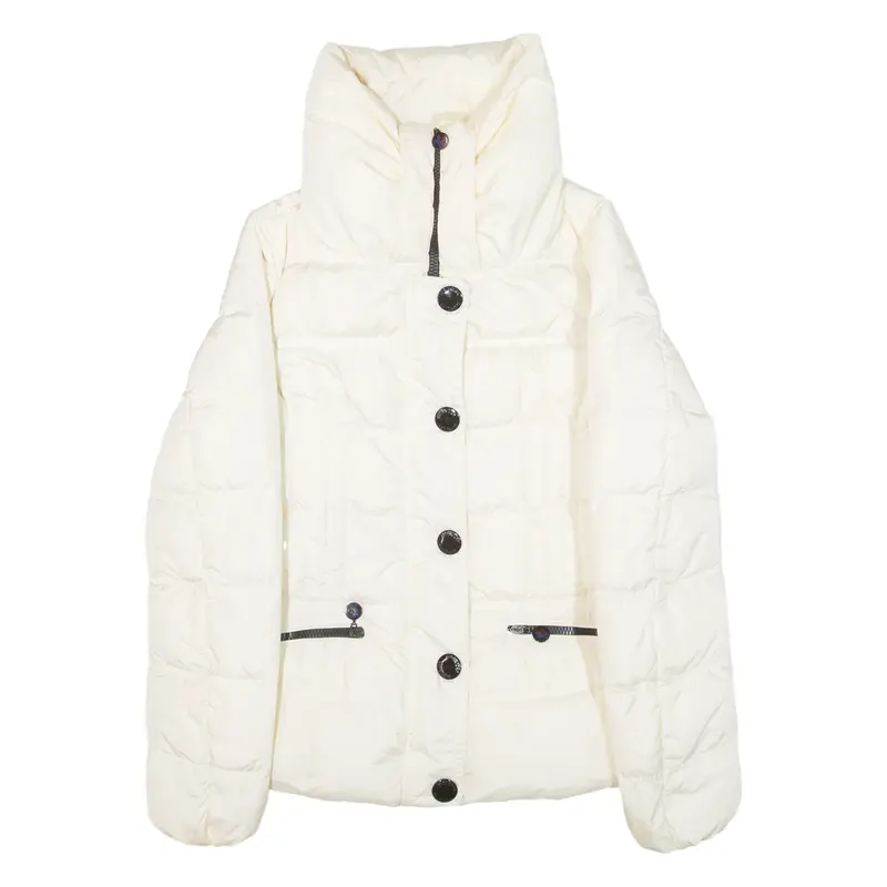 MONCLER Insulated Womens Puffer Jacket Cream M