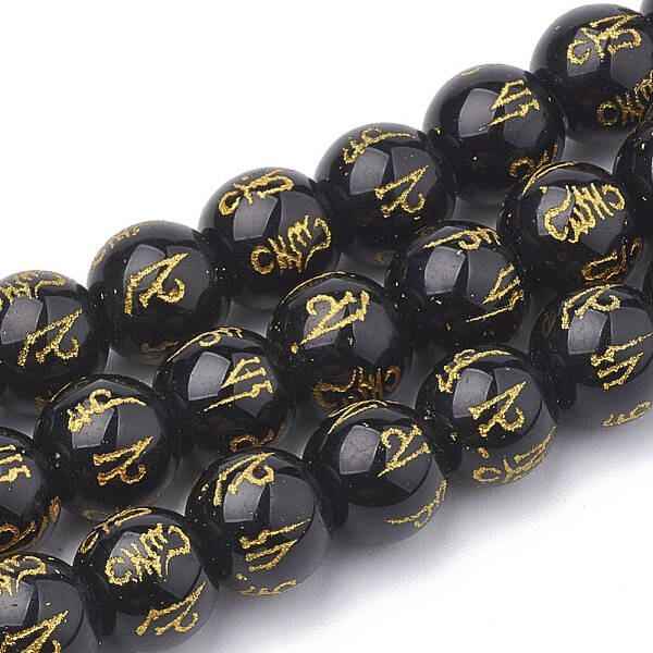 Buddhist Glass Beads Strands
