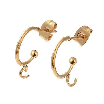 304 Stainless Steel Stud Earring Findings