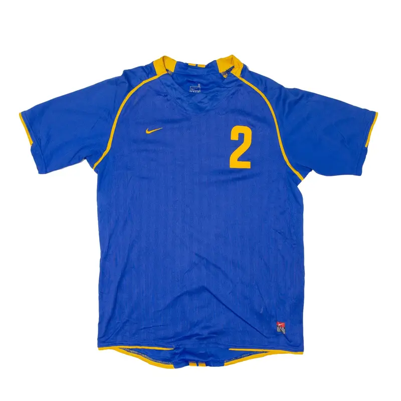 NIKE Team Mount Shasta Jersey Blue Short Sleeve Mens S